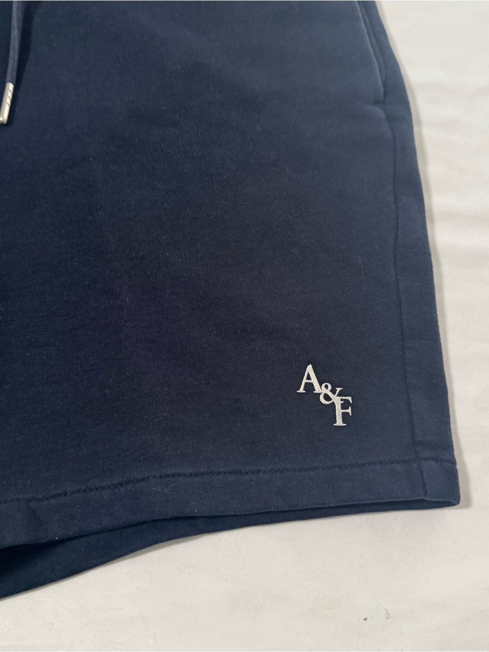 Abercrombie & Fitch Men’s XS Navy Drawstring Shorts Pockets Drawstring Casual - Picture 3 of 8